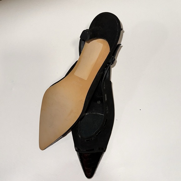 Pierre Dumas kitten heel slingback shoes - Picture 4 of 6